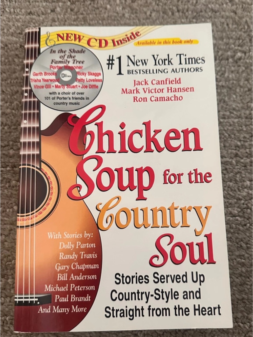 Chicken Soup for the Country Soul by Jack Canfield — White and Orange Cover